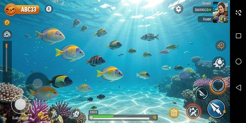 Tampilan gameplay menembak ikan di <strong>ABC33</strong> yang mengasyikkan.