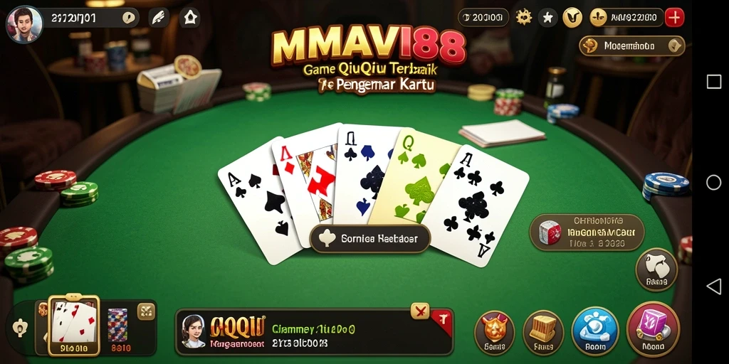 Screenshot gameplay QiuQiu AMAVI88 yang menarik dan seru.