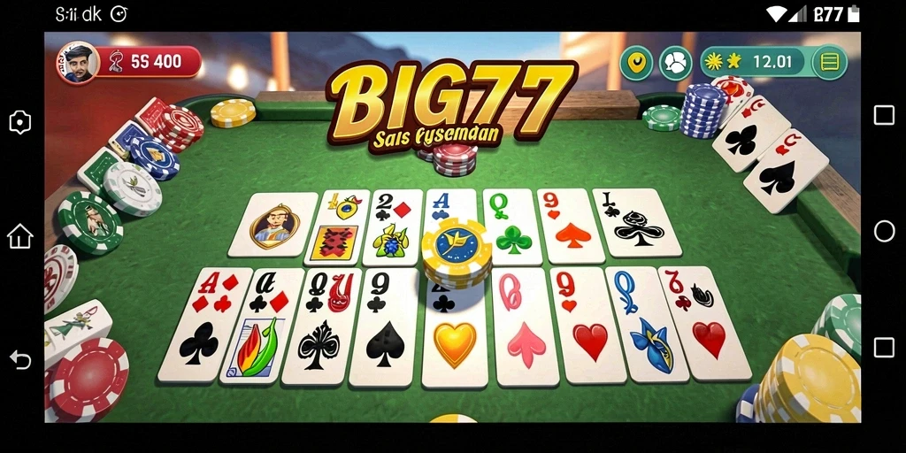 Gameplay seru dan mendebarkan di BIG77 saat bermain Gaple.