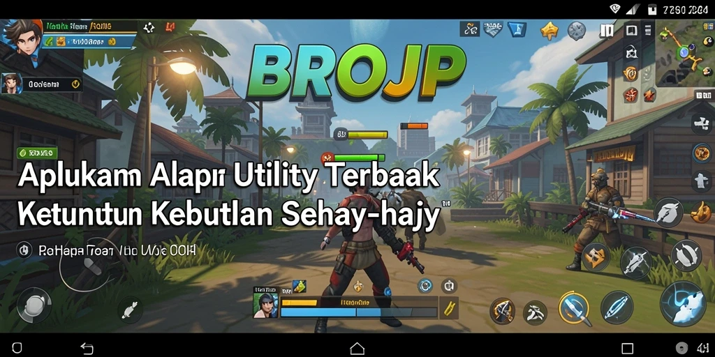 Tampilan utama BROJP yang menunjukkan berbagai alat bantu Utility.