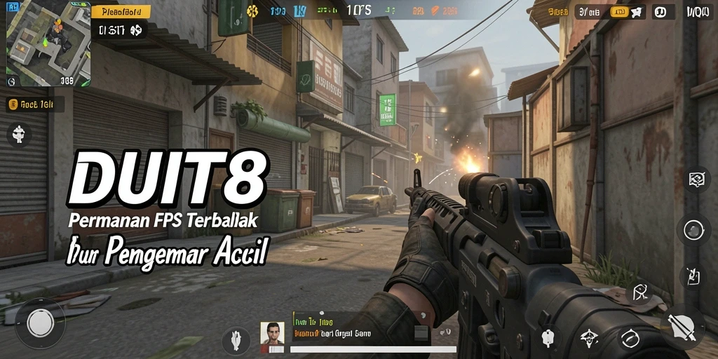 Gameplay intens dan seru dalam DUIT8 terlihat jelas.