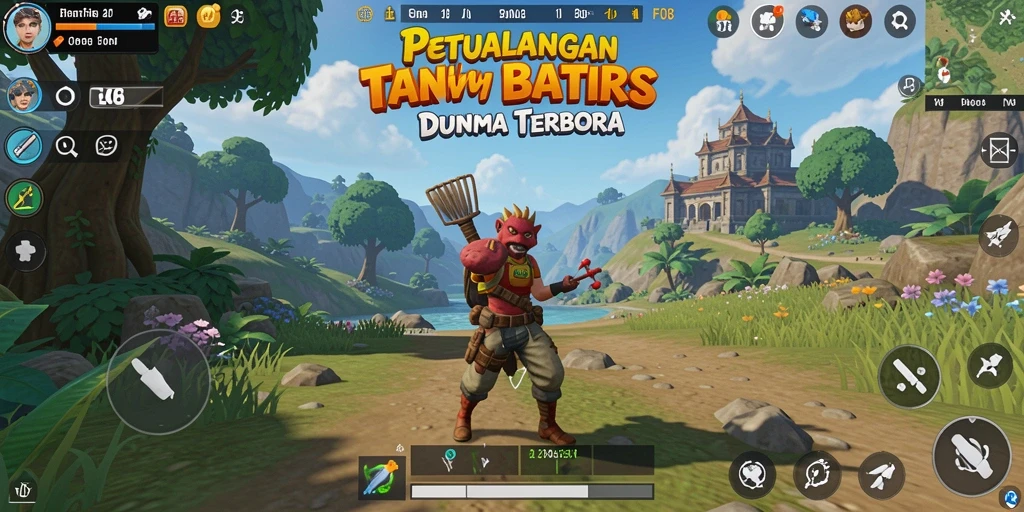 Tangkapan layar gameplay F08 menampilkan dunia terbuka yang luas dan detail yang menakjubkan.