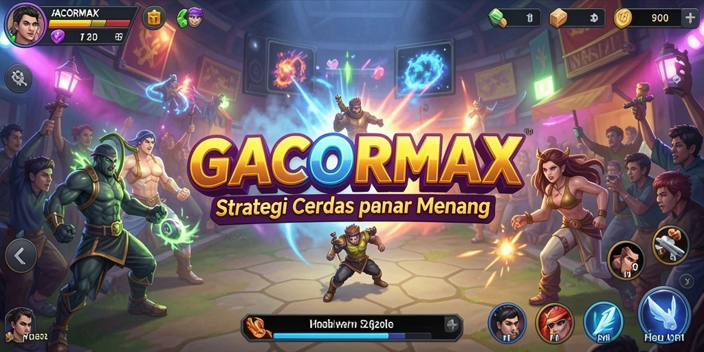 Tampilan gameplay GACORMAX dengan strategi yang menarik.