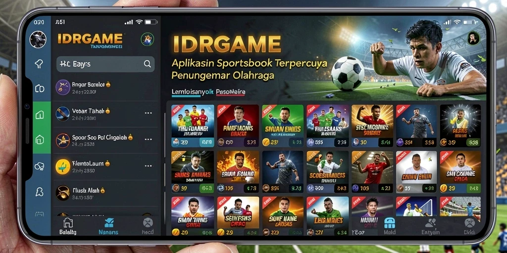 Tampilan gameplay <strong>IDRGAME</strong> yang menarik dan interaktif untuk taruhan olahraga.
