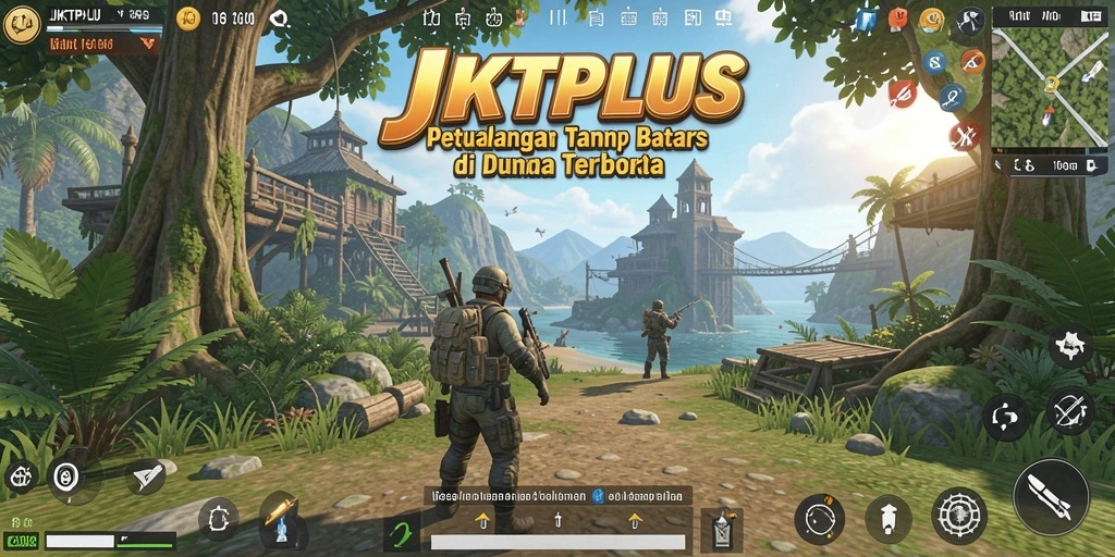 Gameplay seru di dunia terbuka JKTPLUS dengan grafis menakjubkan.