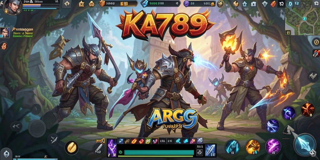 Screenshot dari gameplay KA789 yang menunjukkan aksi pertempuran seru.