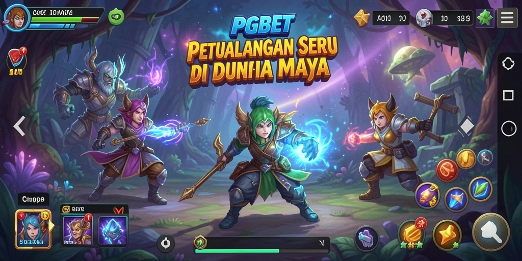 Tampilan gameplay PGBET dengan aksi petualangan yang intens.