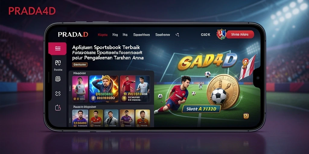 Tampilan menarik dari gameplay PRADA4D sebagai aplikasi Sportsbook.