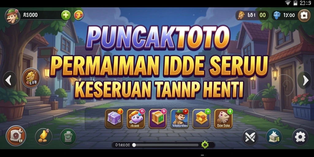 Tampilan gameplay Idle PUNCAKTOTO yang menarik dan mengasyikkan.