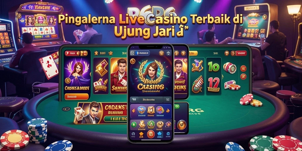 Tampilan gameplay R6R6 menampilkan dealer langsung dan suasana kasino yang mendebarkan.