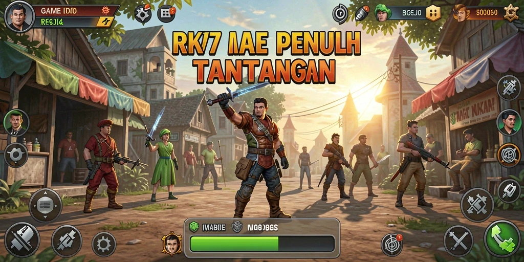 Tampilan gameplay RK77 yang seru dan menawan.