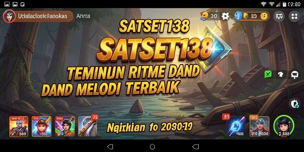 Screenshot gameplay SATSET138 yang menunjukkan pengalaman bermain musik yang interaktif.