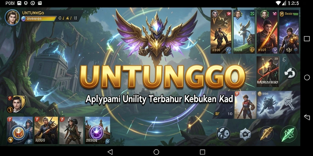 Tampilan antarmuka UNTUNGGO yang sederhana dan fungsional.