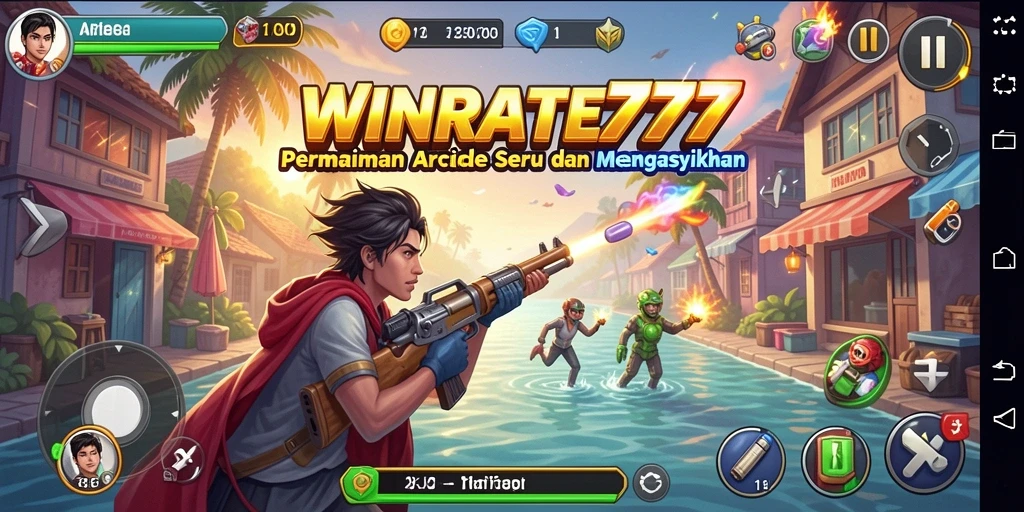 Tampilan gameplay yang seru dan penuh tantangan dalam WINRATE777.